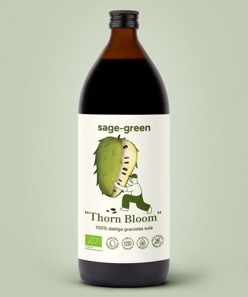 100% organic graviola juice