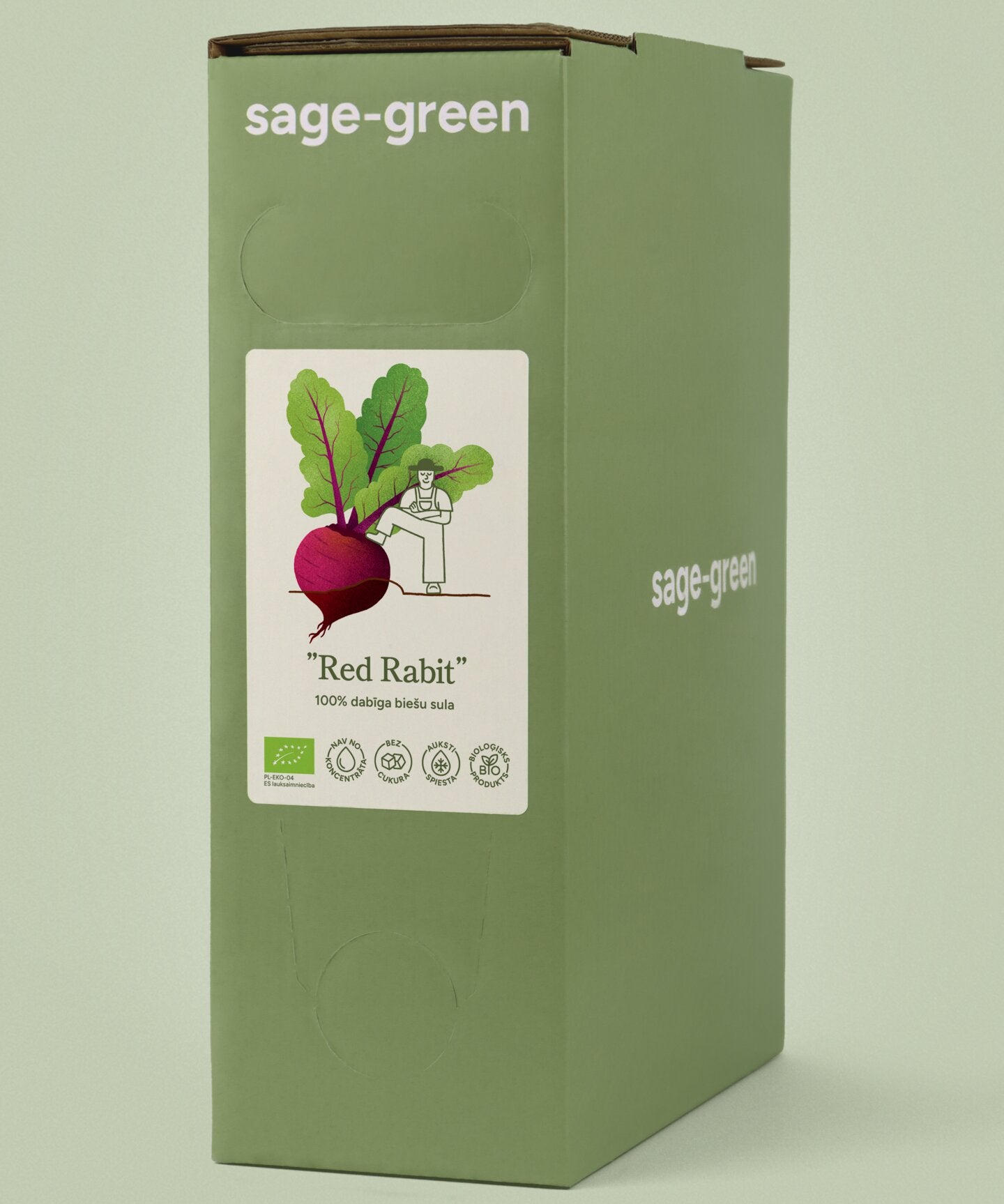 Bioloģiskā biešu sula Red Rabbit 3 L